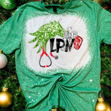 Load image into Gallery viewer, Christmas Nurse Bleached tee
