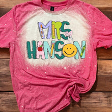 Load image into Gallery viewer, Custom Teacher/School bleached tee