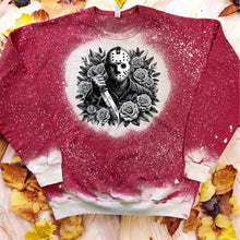 Load image into Gallery viewer, Horror Movie Bleached Sweatshirt