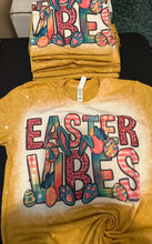 Load image into Gallery viewer, Easter Vibes bleached tee