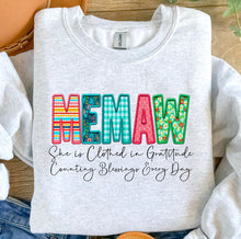 Load image into Gallery viewer, She is clothed tee/sweatshirt