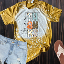 Load image into Gallery viewer, Give Thanks Bleached tee
