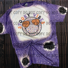 Load image into Gallery viewer, Spooky Vibes Bleached tee
