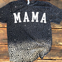 Load image into Gallery viewer, Mama Leopard bleached tee
