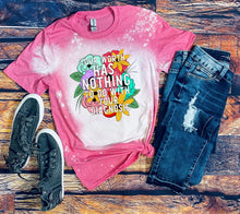 Load image into Gallery viewer, Your worth has nothing to do with your diagnosis bleached tee
