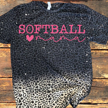 Load image into Gallery viewer, Sports Leopard bleached tee