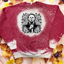 Load image into Gallery viewer, Horror Movie Bleached Sweatshirt
