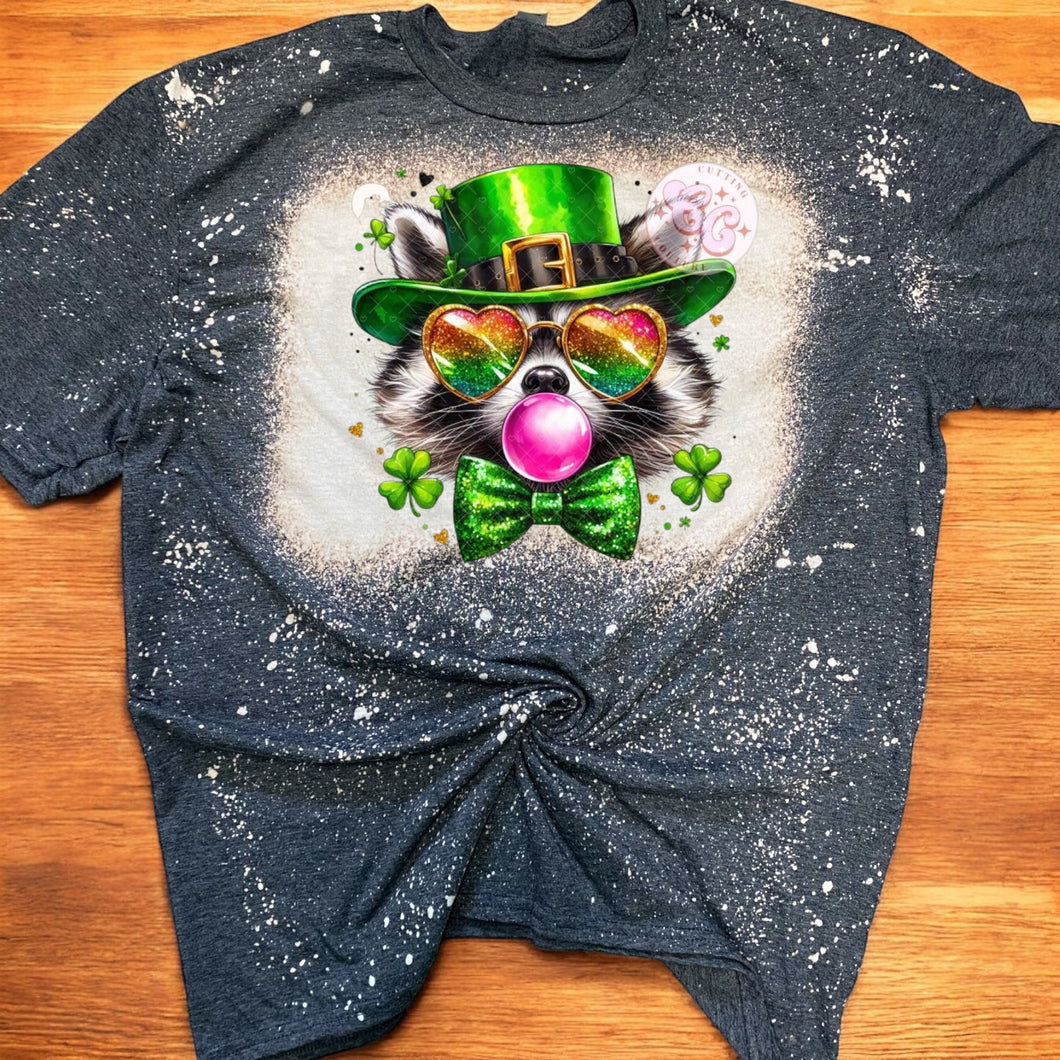 Lucky Coon bleached tee