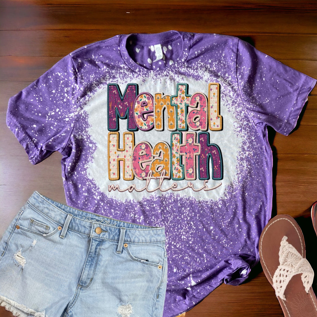 Mental Health Matters Bleached tee