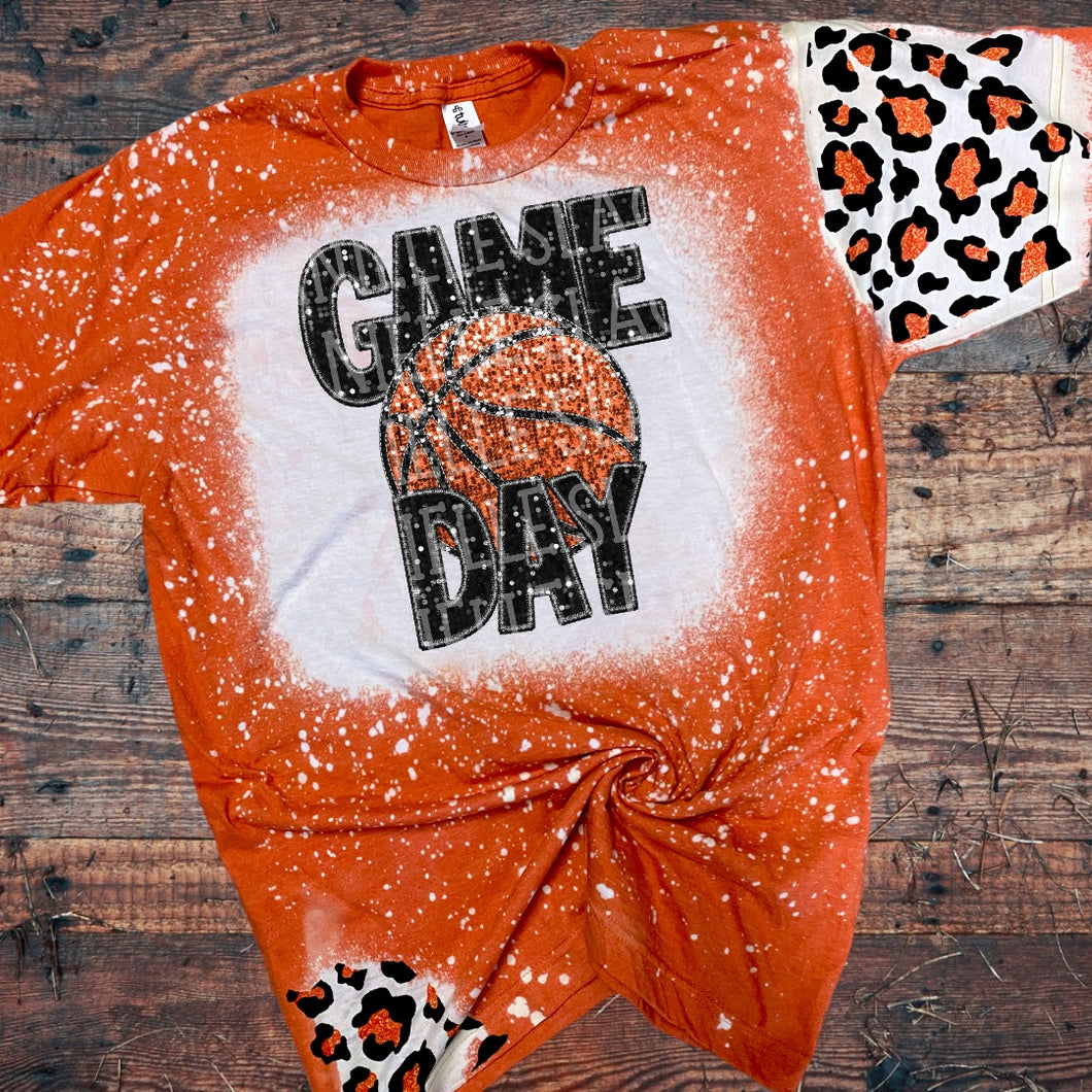 Basketball Gameday bleached tee