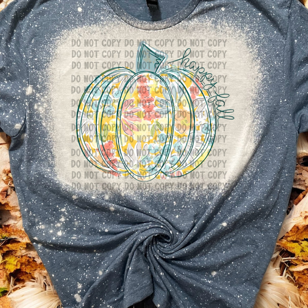 Vintage Pumpkin Bleached tee