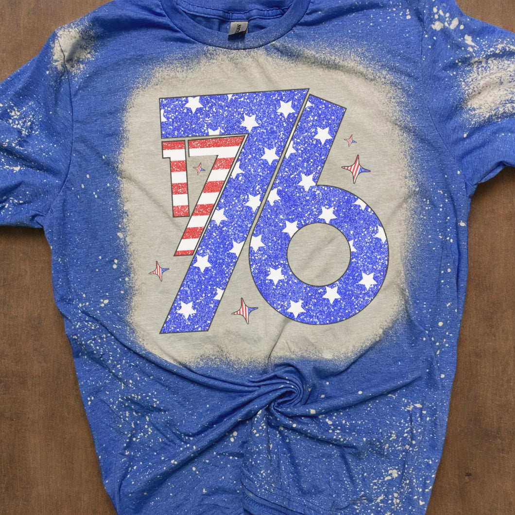 1776 bleached tee