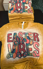 Load image into Gallery viewer, Easter Vibes bleached tee
