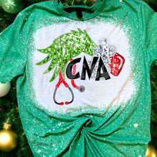 Load image into Gallery viewer, Christmas Nurse Bleached tee
