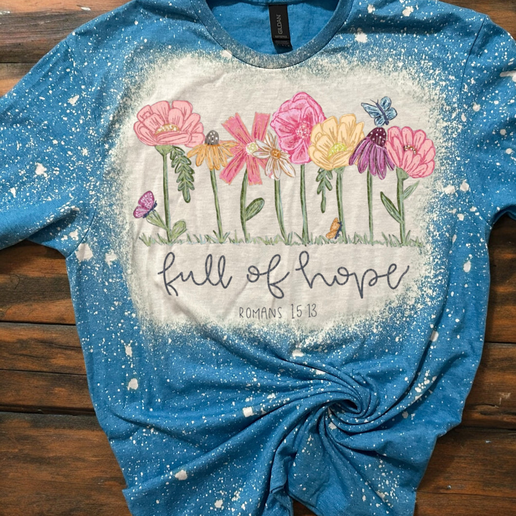 Full of Hope bleached tee