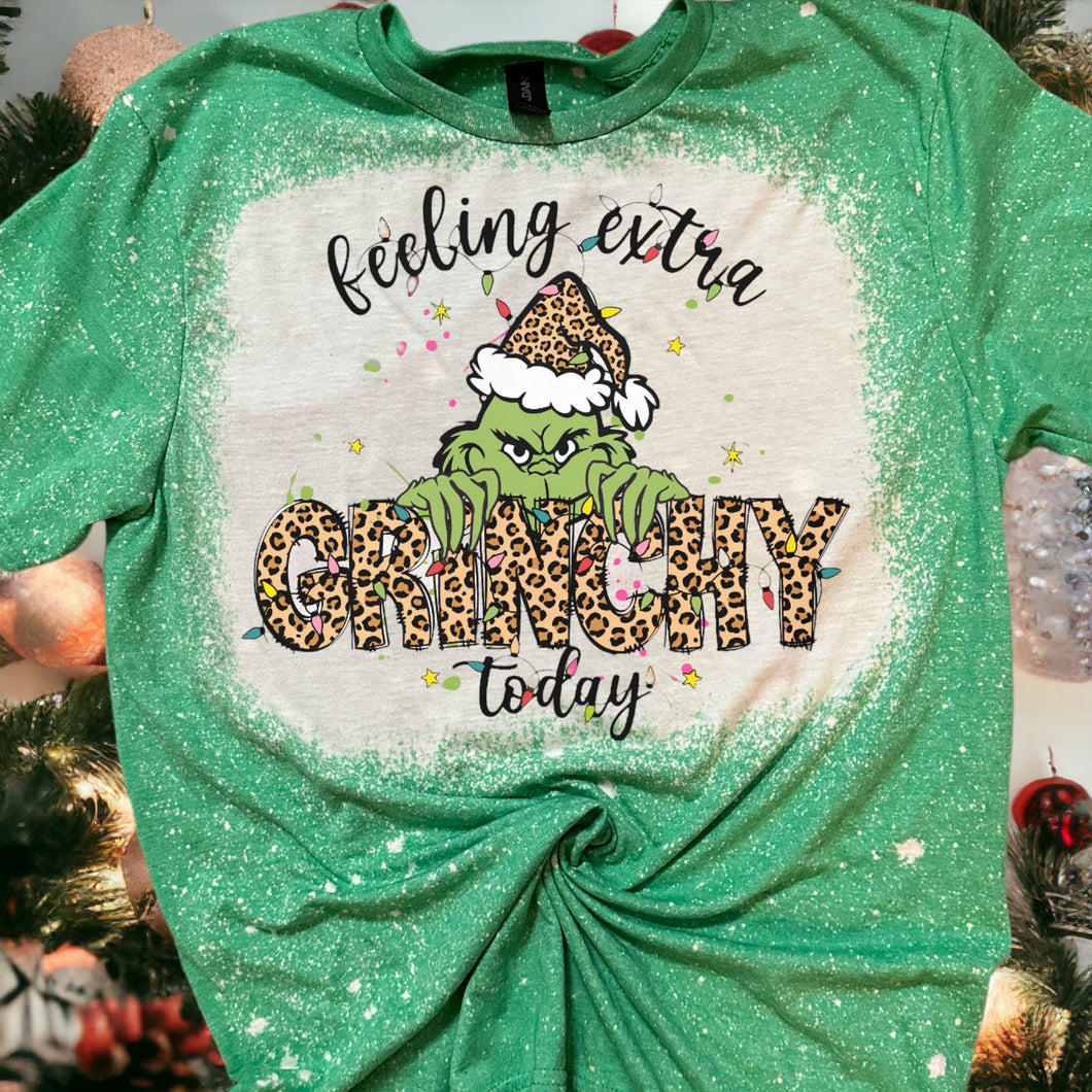 Christmas bleached tee