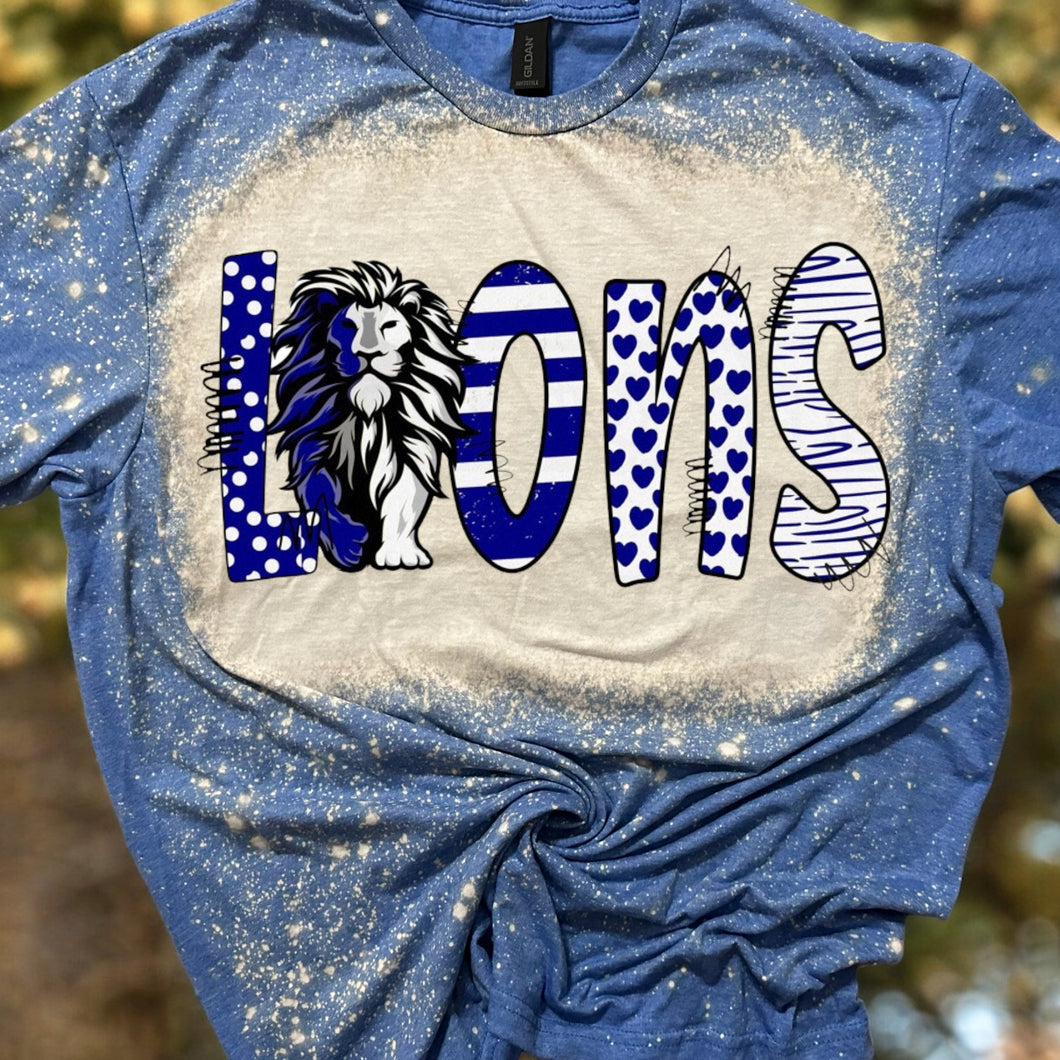 Lions bleached tee