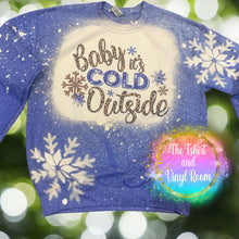 Load image into Gallery viewer, Baby its cold outside ❄️☃️sweatshirt
