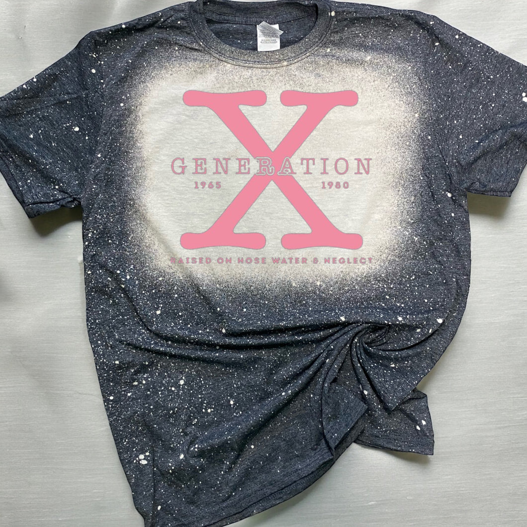 Gen X bleached tee