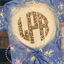 Load image into Gallery viewer, bleached monogram tee
