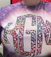 Load image into Gallery viewer, bleached monogram tee

