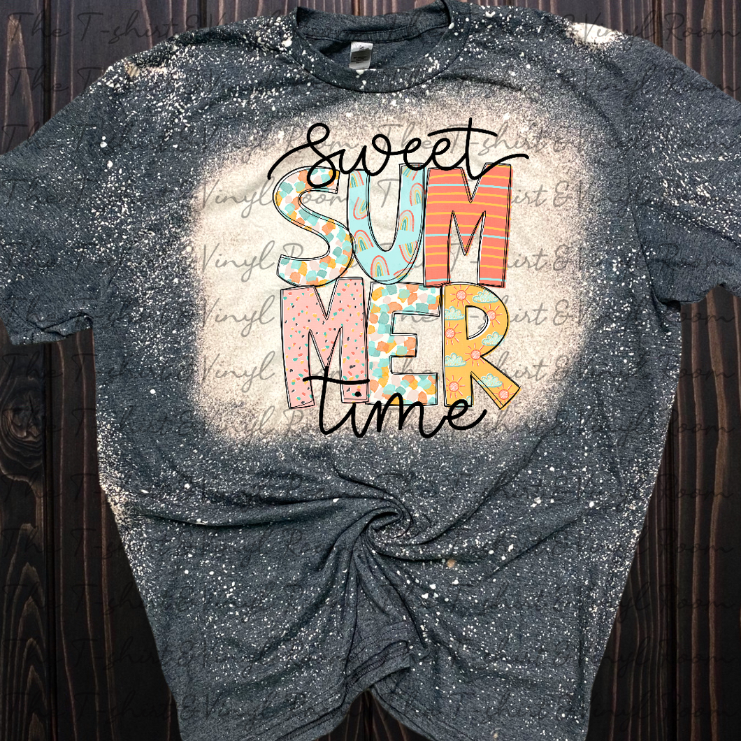 Sweet summer time bleached tee