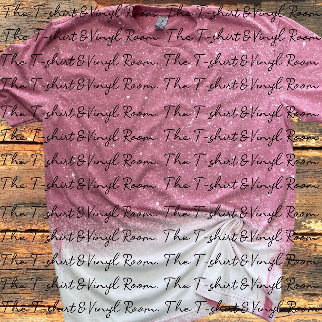 Blank bleached tee
