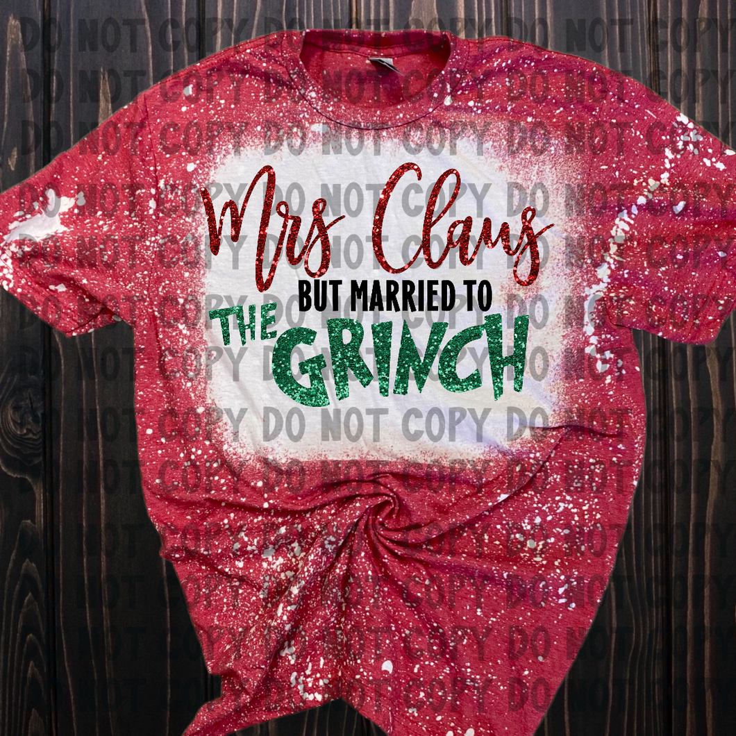 Mrs. Claus Bleached tee