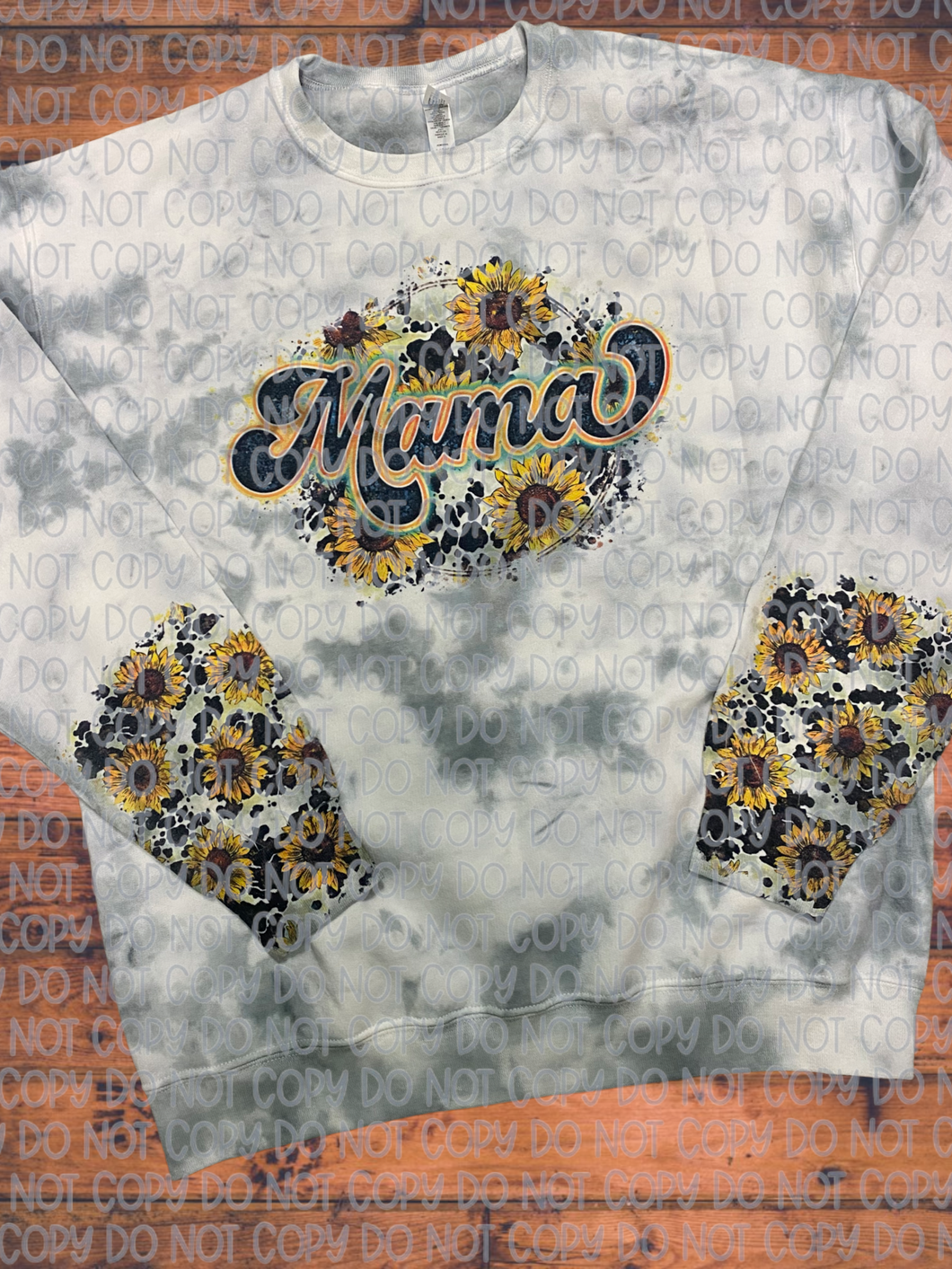 Sunflower Mama dyed Sweatshirt