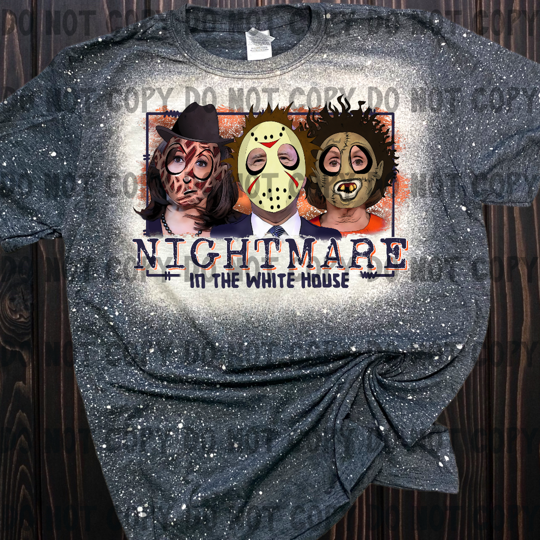 Nightmare In The White House Bleached tee