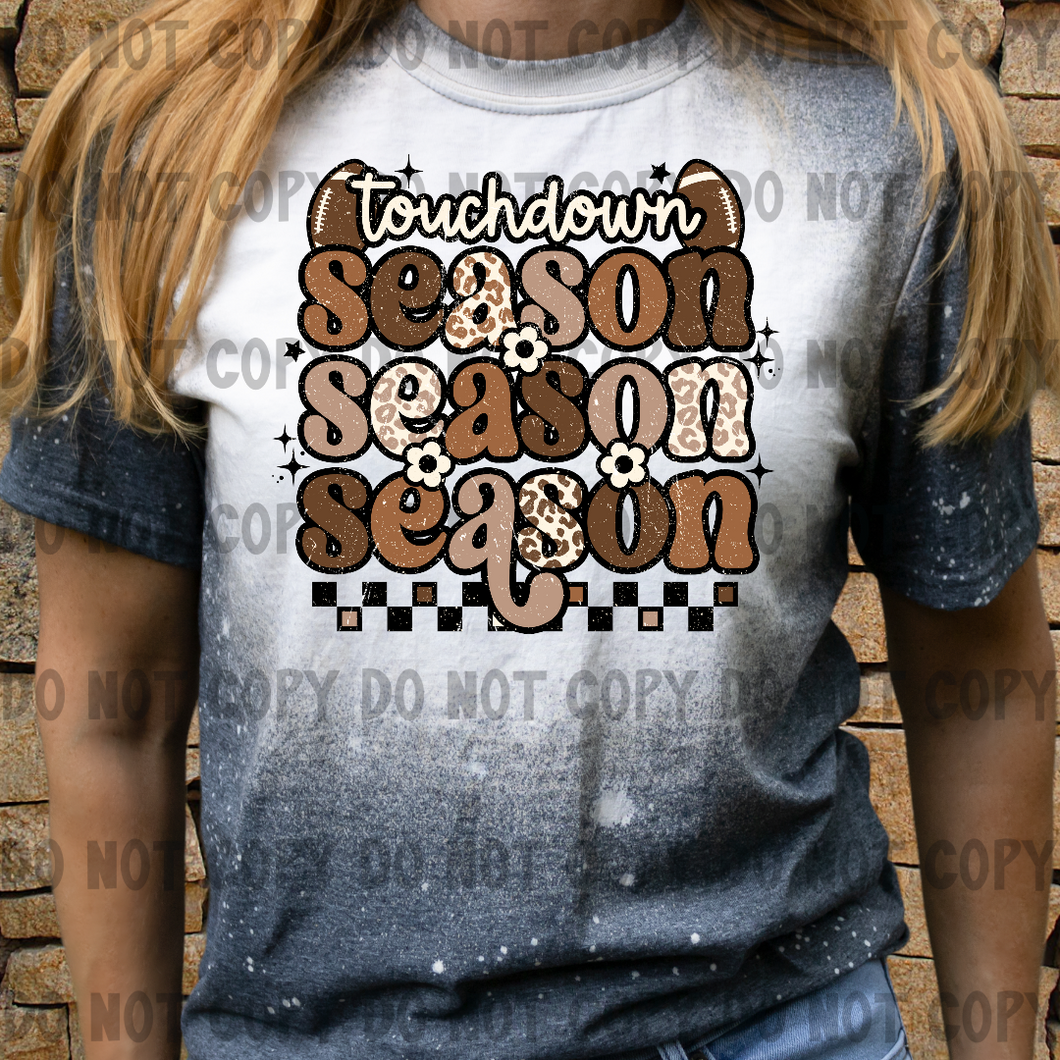 Touchdown Season Bleached tee