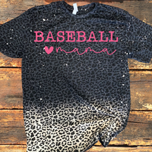 Load image into Gallery viewer, Sports Leopard bleached tee
