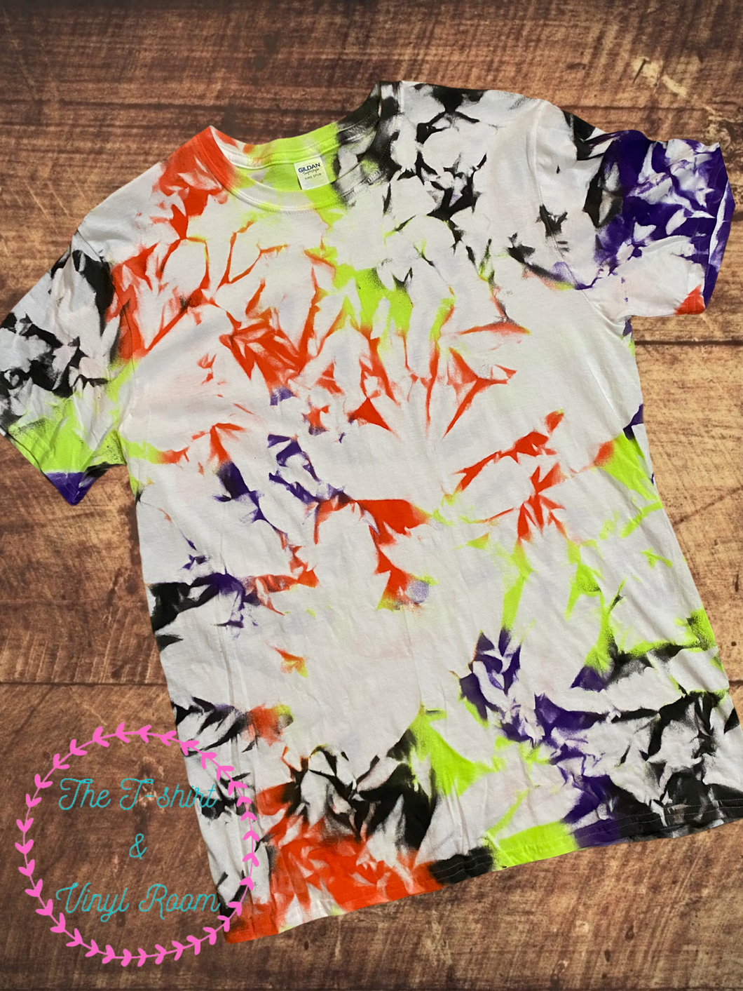 Blank tie dye (ORANGE, PURPLE, BLACK,LIME)