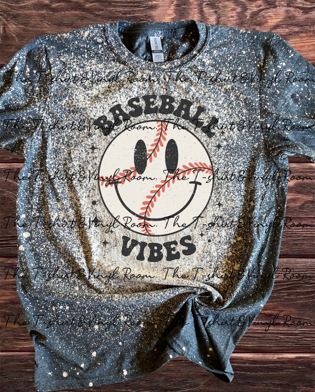 Baseball Vibes ⚾️ bleached tee