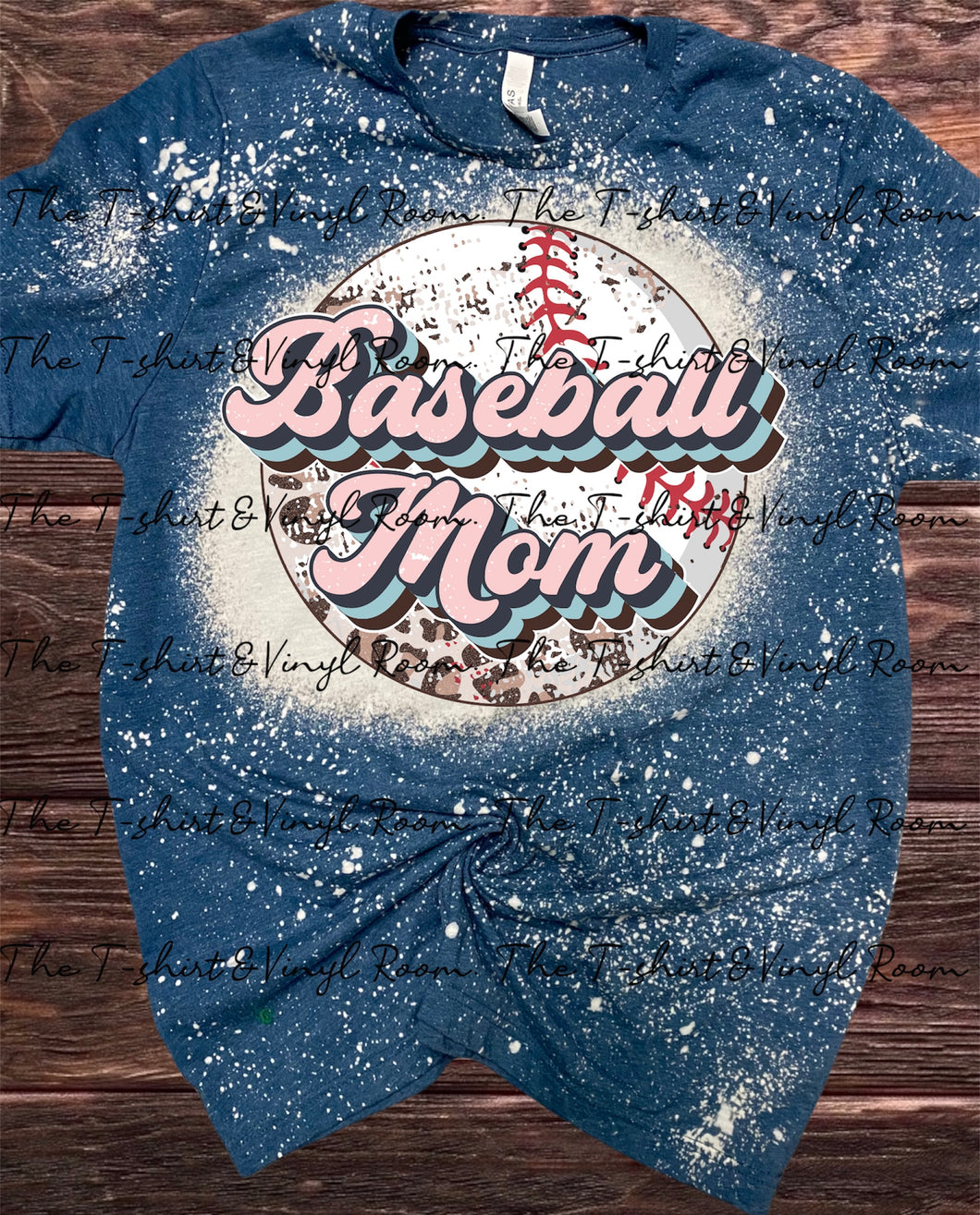 Baseball Mom ⚾️ bleached tee